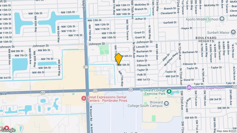 7750 NW 5th St Mapa y Detalles de la Ubicación
