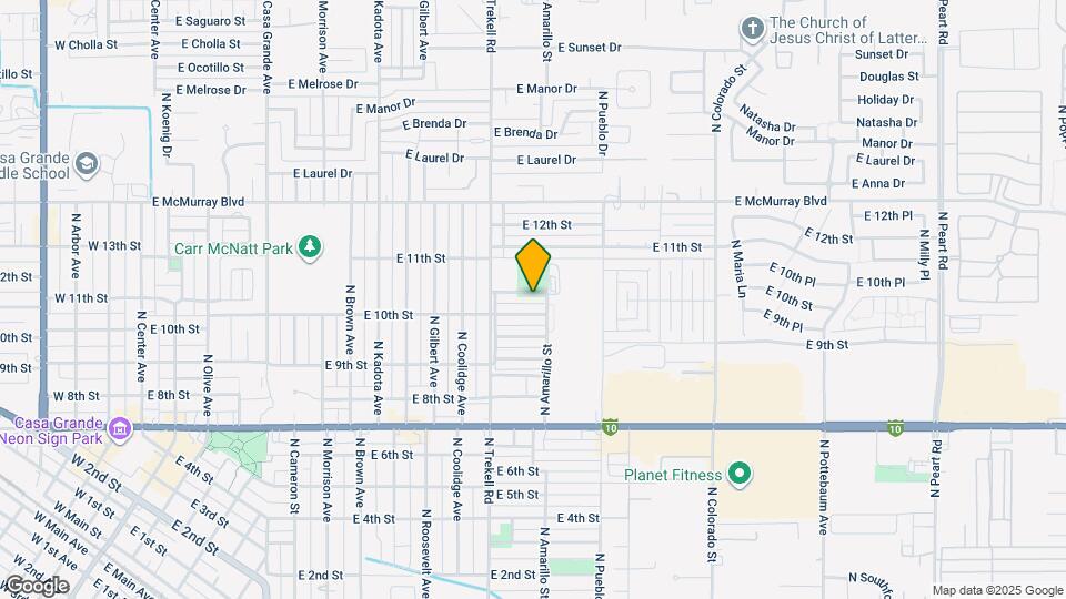 1131 E Trinity Pl Map and Location Details
