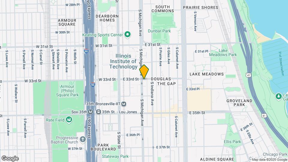 3303 S Michigan Ave Map and Location Details