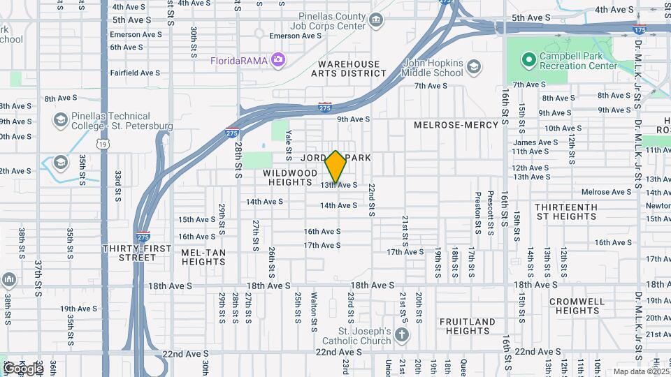 2400 13th Ave S Map and Location Details