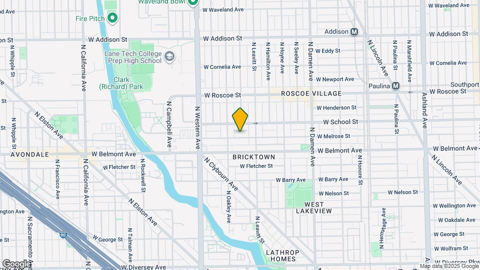 2234 W Melrose St, Unit 2nd floor Mapa y Detalles de la Ubicación