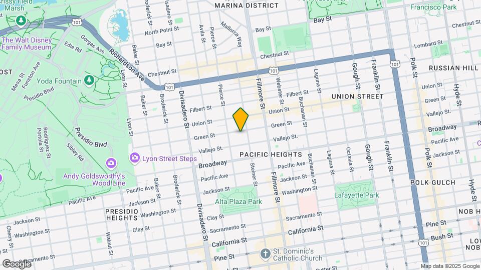 2327 Green St Map and Location Details
