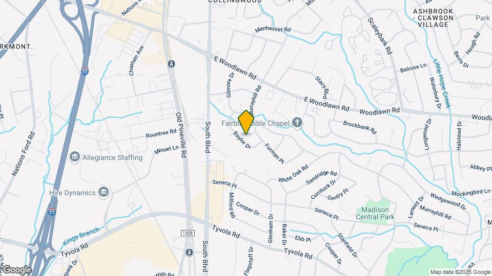 5027 Baylor Dr Map and Location Details