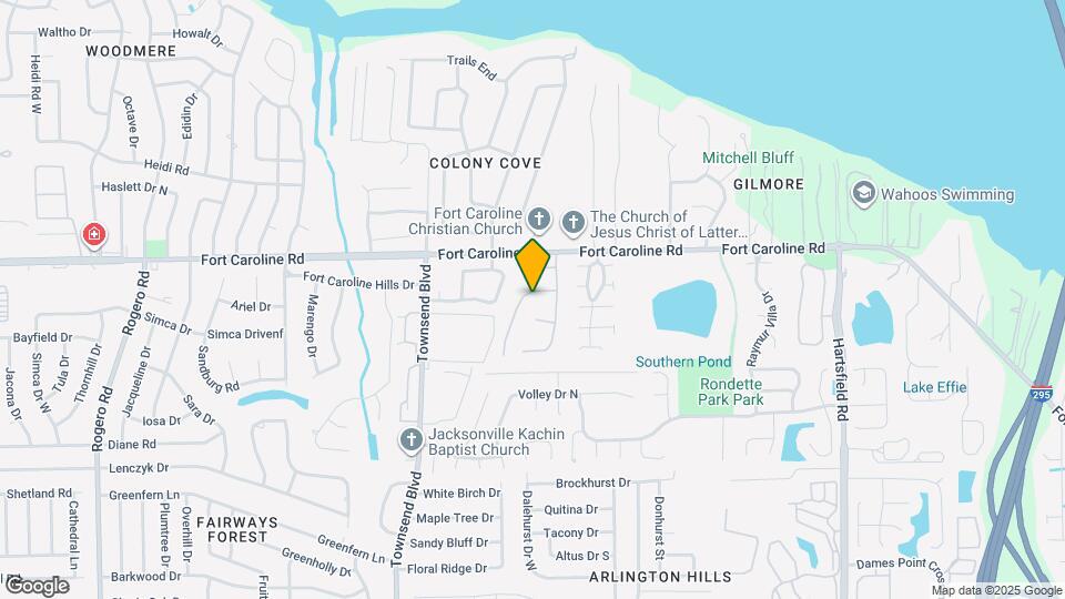 7608 Rain Forest Dr N Map and Location Details