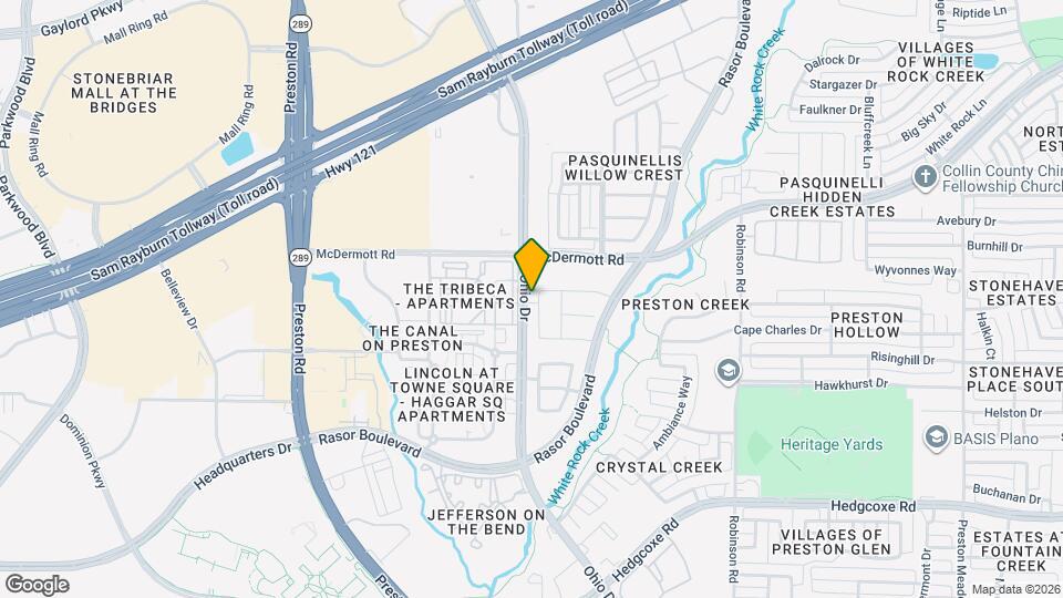 8401 Foothill Dr Map and Location Details
