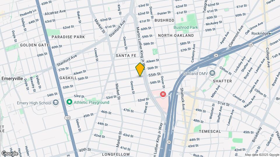 817 55th St Map and Location Details