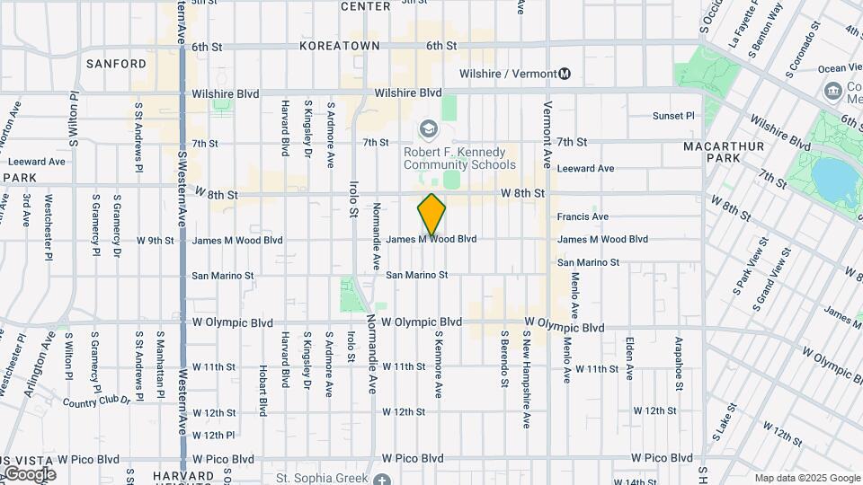 2084 James M Wood Blvd Map and Location Details