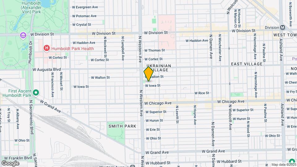2336 W Iowa St Map and Location Details