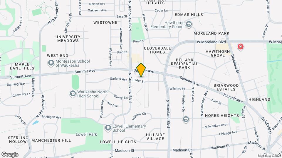 1700 Elder St Map and Location Details