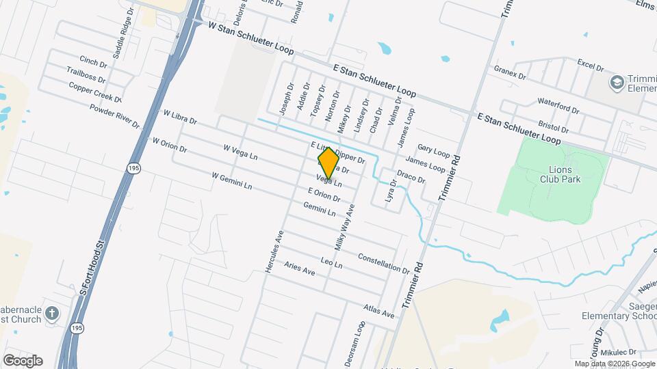408 Vega Ln Map and Location Details