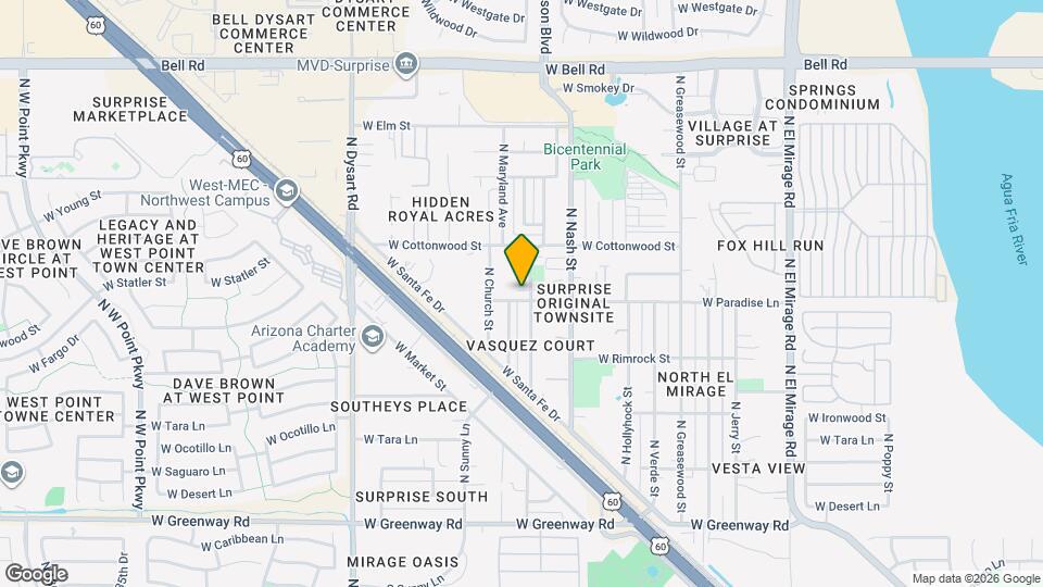 16202 N Desert Sage St Map and Location Details