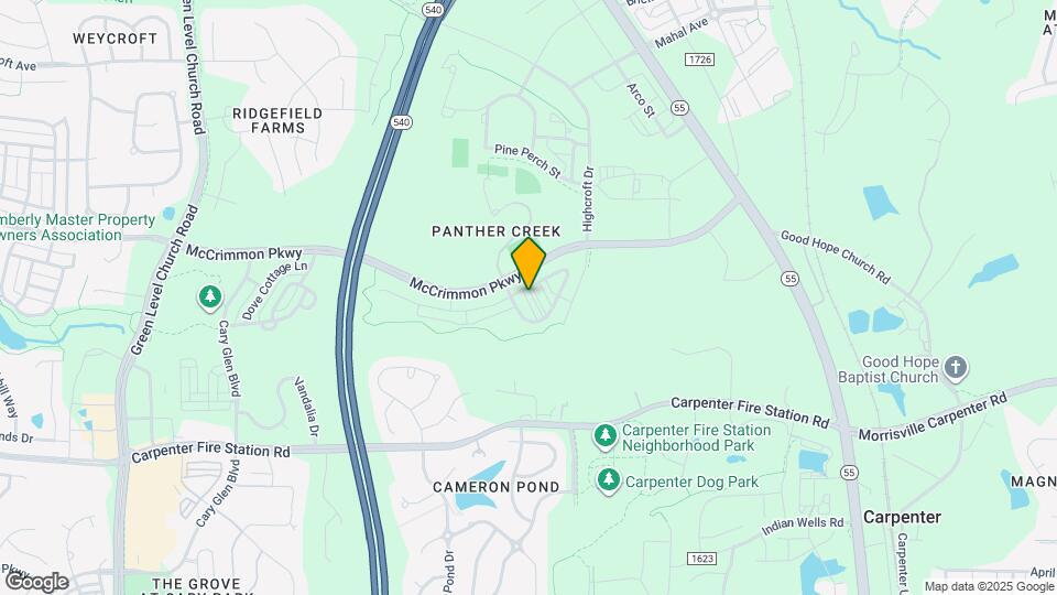 308 Poplar Leaf Way Map and Location Details