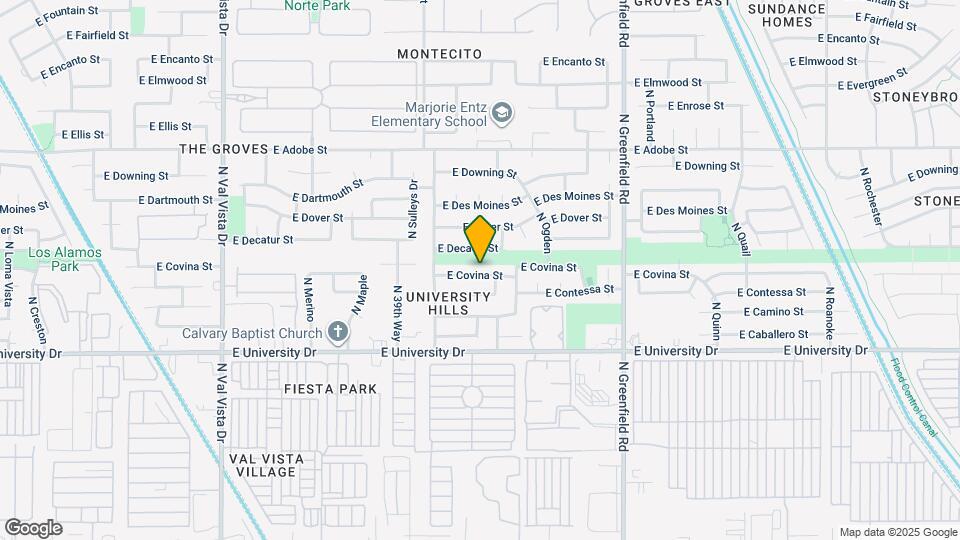 4108 E Covina St Map and Location Details