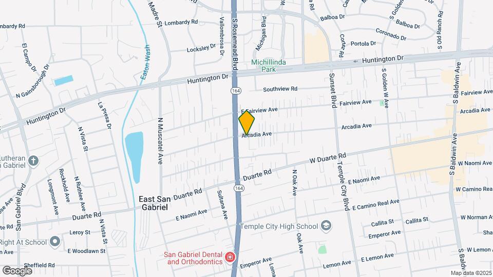9024 Arcadia Ave Map and Location Details
