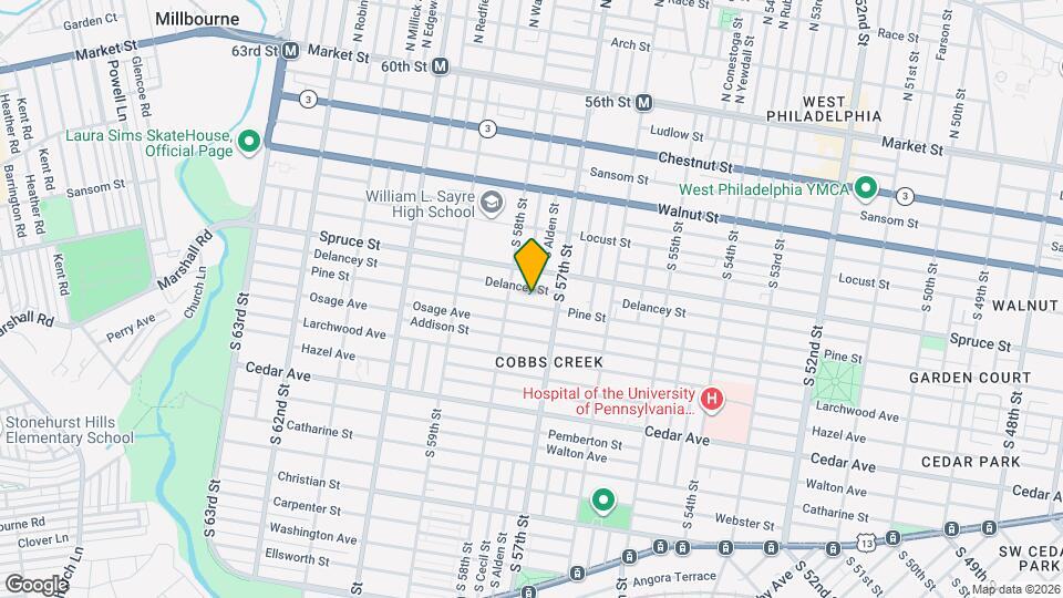 5729 Pine St Map and Location Details