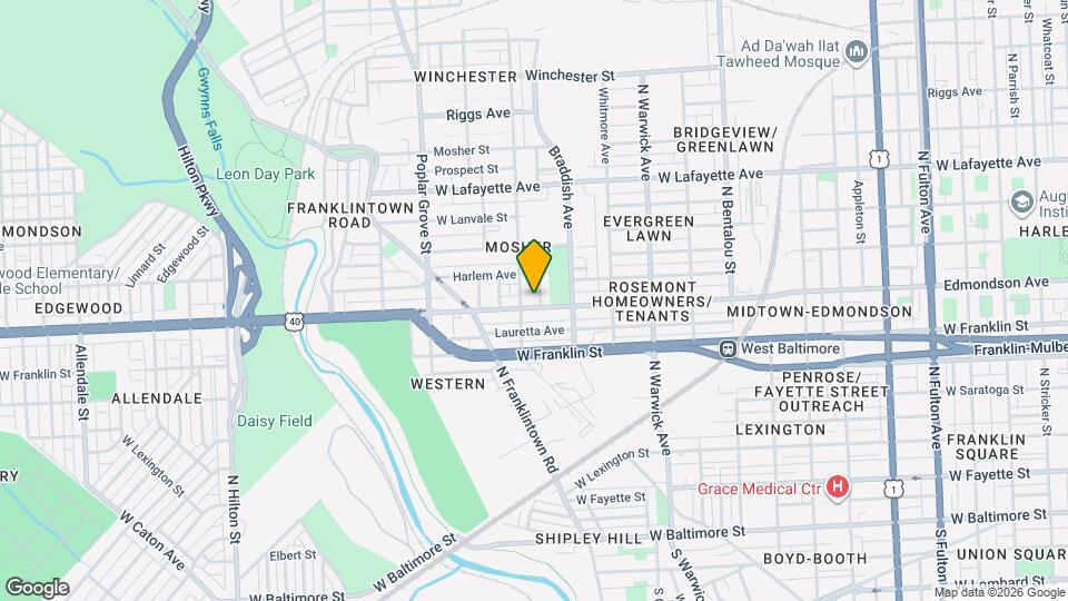 2646 Edmondson Ave Map and Location Details