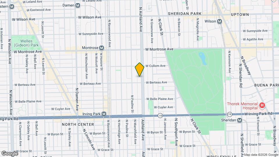 4212 N Ashland Ave Map and Location Details
