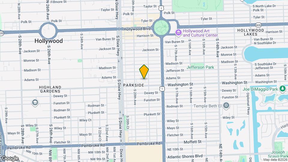 1918 Adams St Map and Location Details