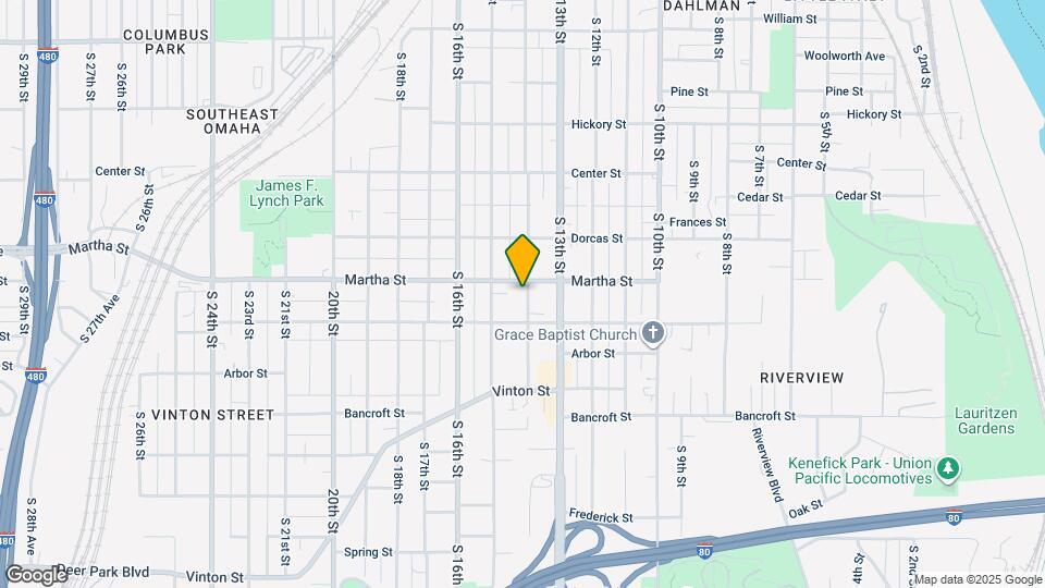 2308 S 14th St Map and Location Details