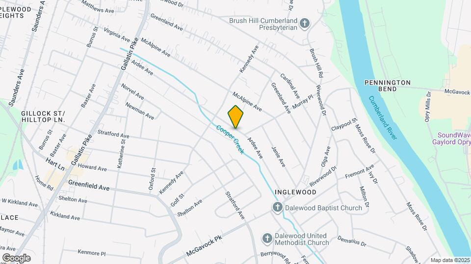 1326 Ardee Ave Map and Location Details