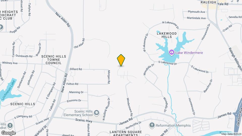 3162 High Meadow Dr Map and Location Details