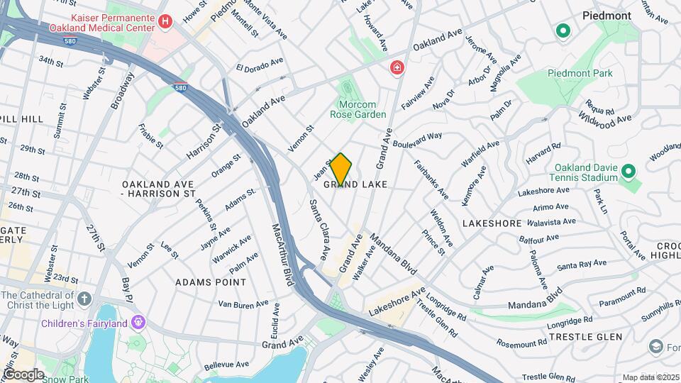 540 Mira Vista Ave Mapa y Detalles de la Ubicación