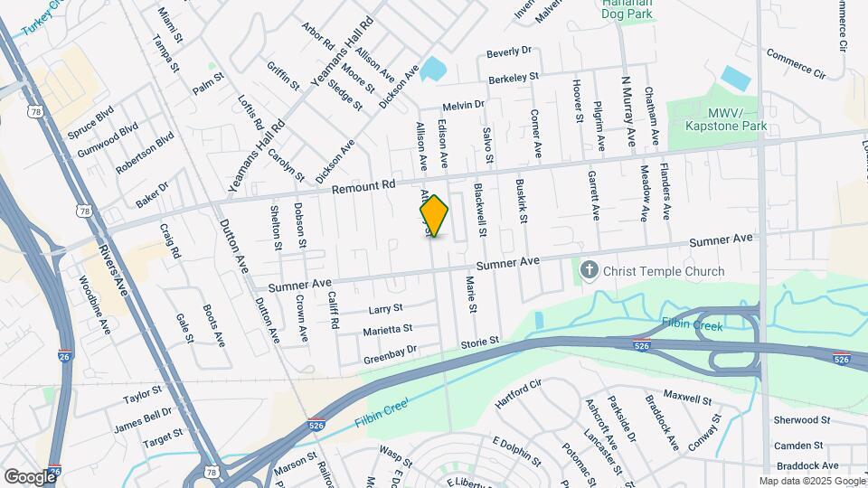 5524 Attaway St Map and Location Details