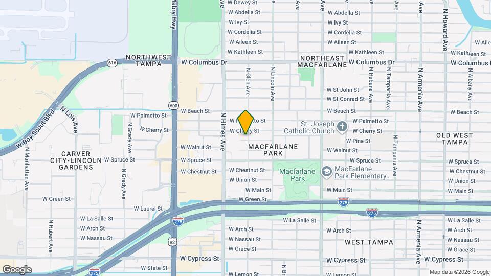 2202 N Glen Ave Mapa y Detalles de la Ubicación