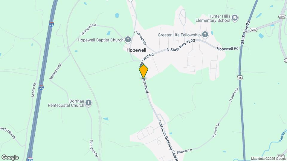 277 American Greeting Card Rd, Unit A Mapa y Detalles de la Ubicación