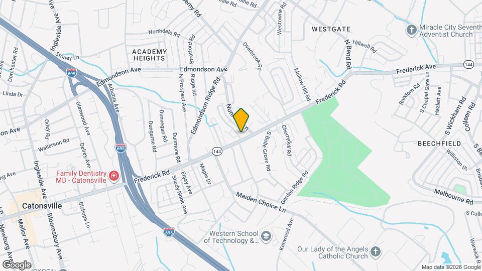 6328 Frederick Rd Map and Location Details