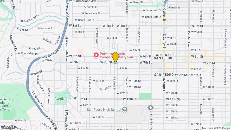 718 S Leland St Map and Location Details
