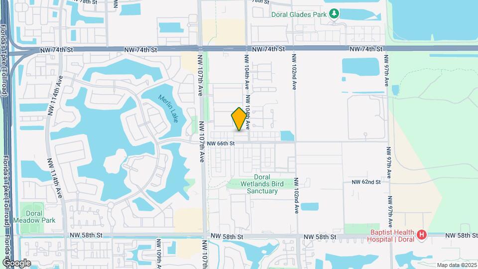 10444 NW 67th St Map and Location Details