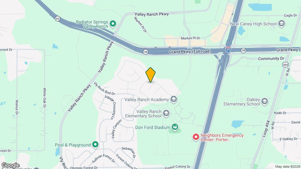 22014 Pheasant Bend Ln Map and Location Details