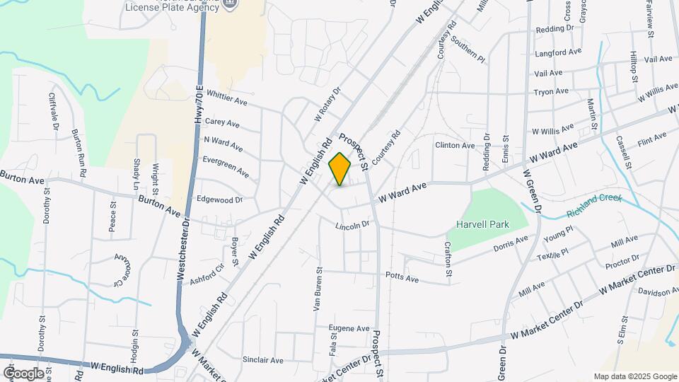 1617 Bradley Pl Map and Location Details