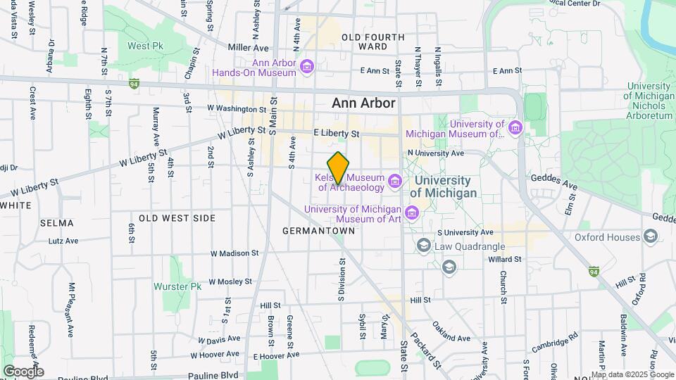 428 S Division St Map and Location Details
