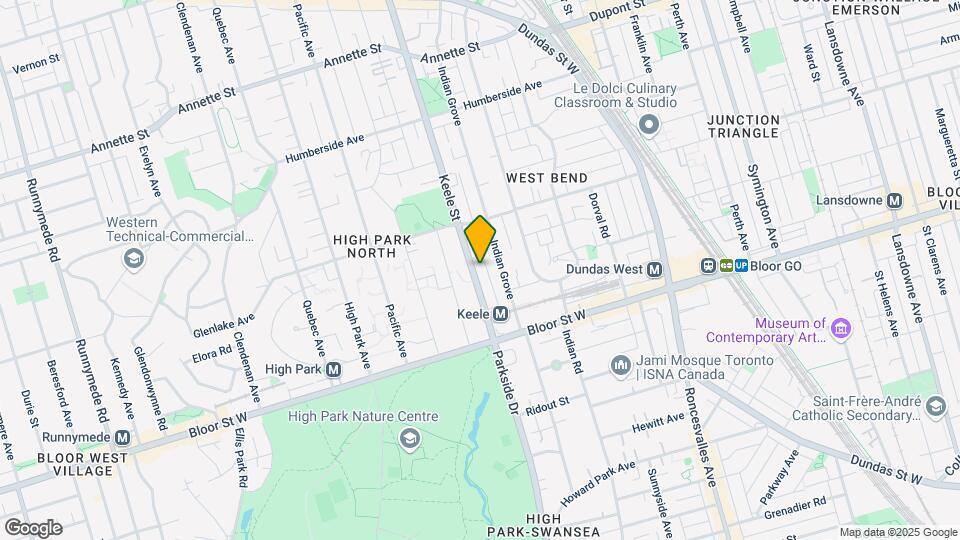 75 Keele St Map and Location Details