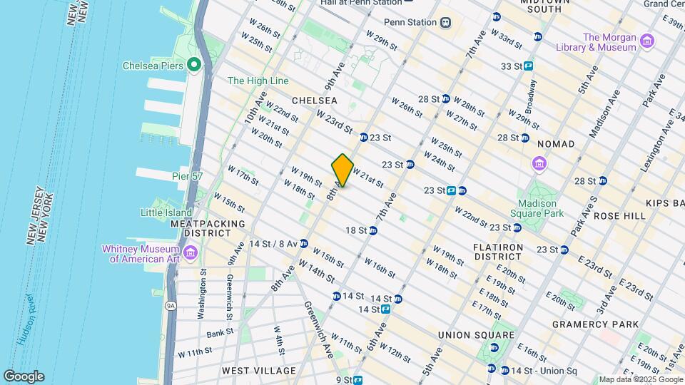 263 W 19th St Map and Location Details