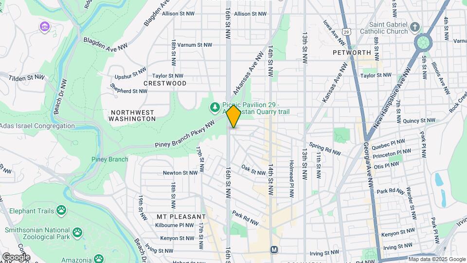 1575 Spring Pl NW Map and Location Details