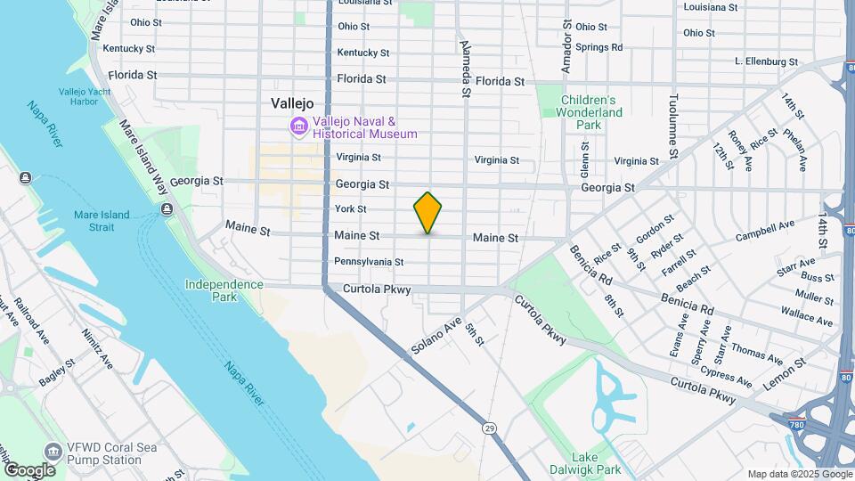 331 El Dorado St Map and Location Details
