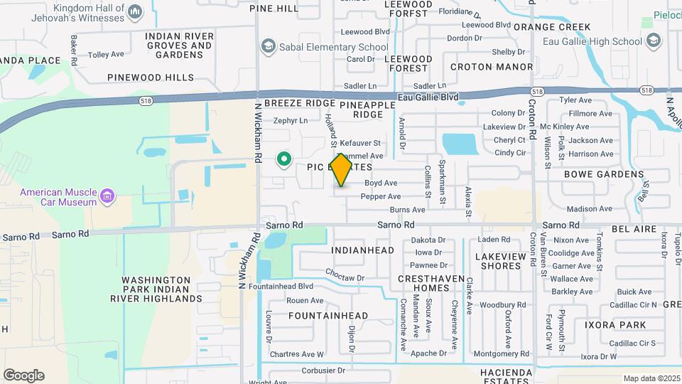 2684 Pepper Ave Map and Location Details