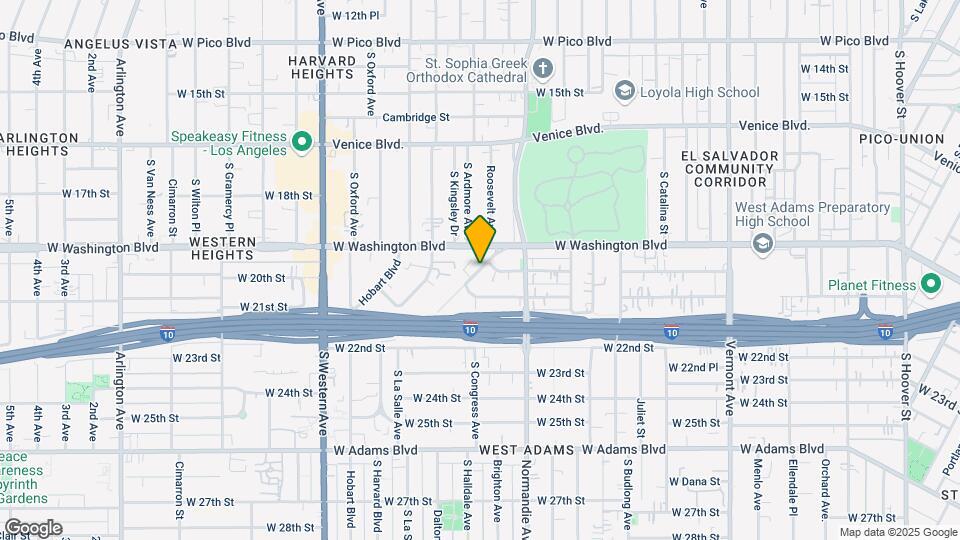 1952 1/2 S La Salle Ave Map and Location Details