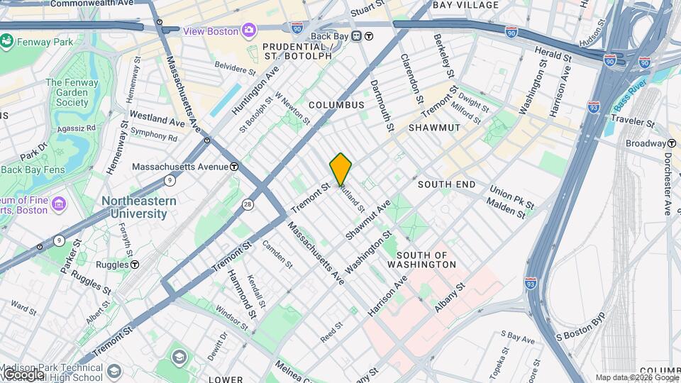 78 Rutland St, Unit 2 Mapa y Detalles de la Ubicación