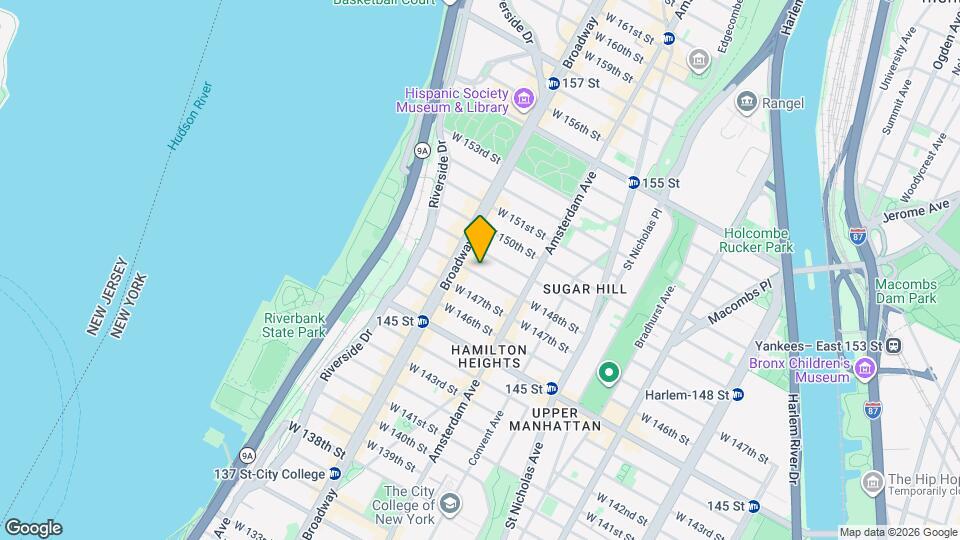 553 W 148th St, Unit 7 Mapa y Detalles de la Ubicación