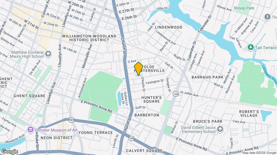 754 Fremont St Map and Location Details