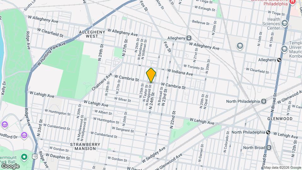2859 N Ringgold St Map and Location Details