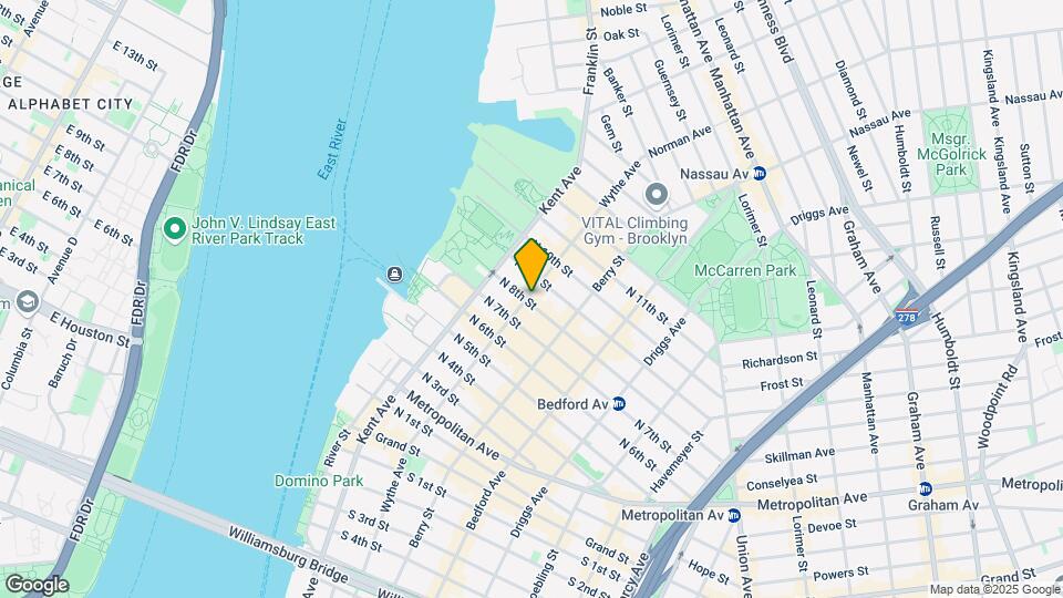 125 Wythe Ave Map and Location Details
