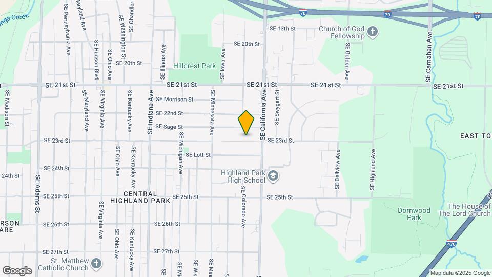 1816 SE 23rd St Map and Location Details