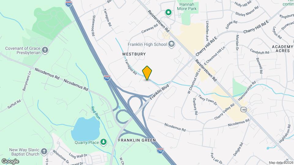 11906 Tarragon Rd Map and Location Details