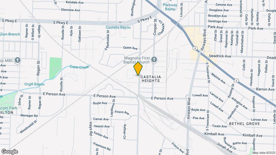 1583 Castalia St Map and Location Details