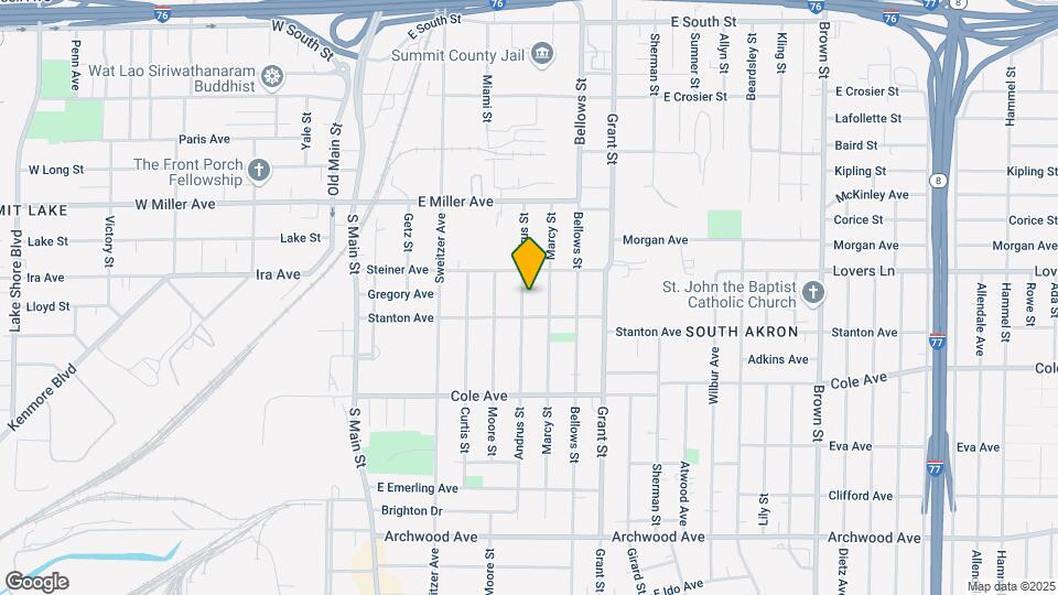 1223 Andrus St Map and Location Details